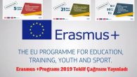 Erasmus +Programı 2019 Teklif Çağrısını Yayınladı